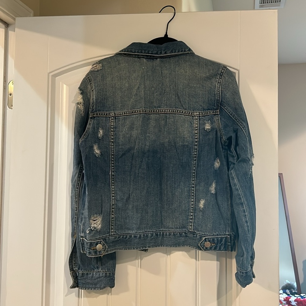 Distressed Jean Jacket - Picture 2 of 4